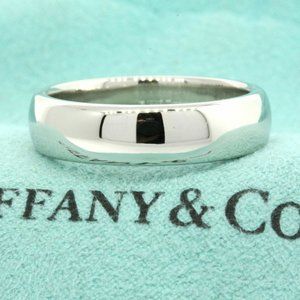 Platinum Classic Lucida Wedding Band Ring 6mm